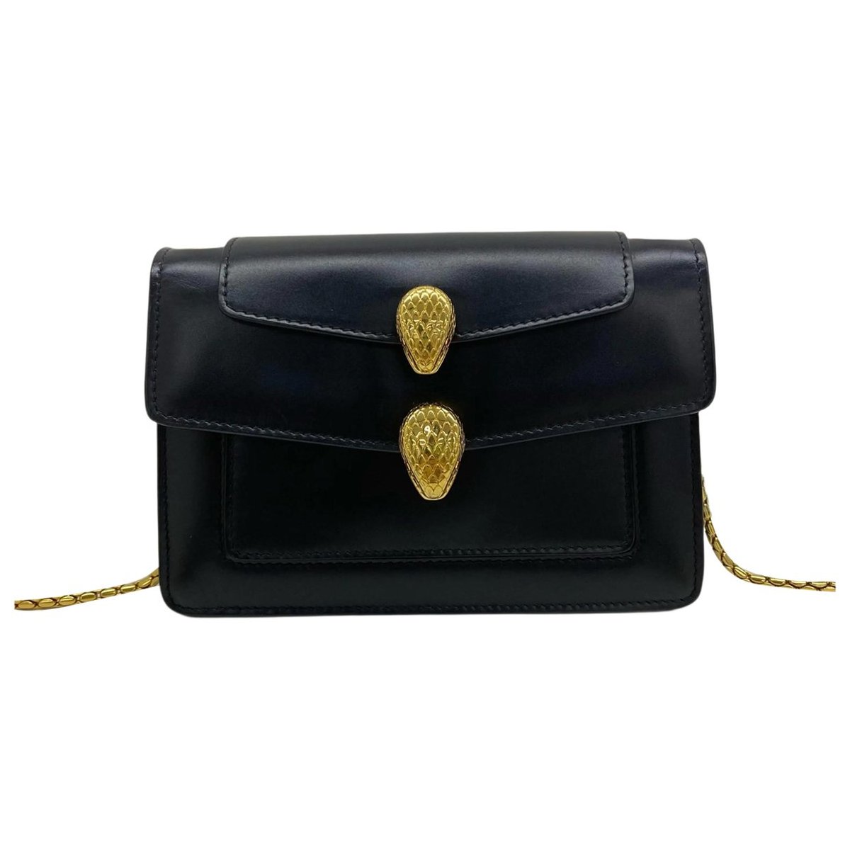 Serpenti leather handbag