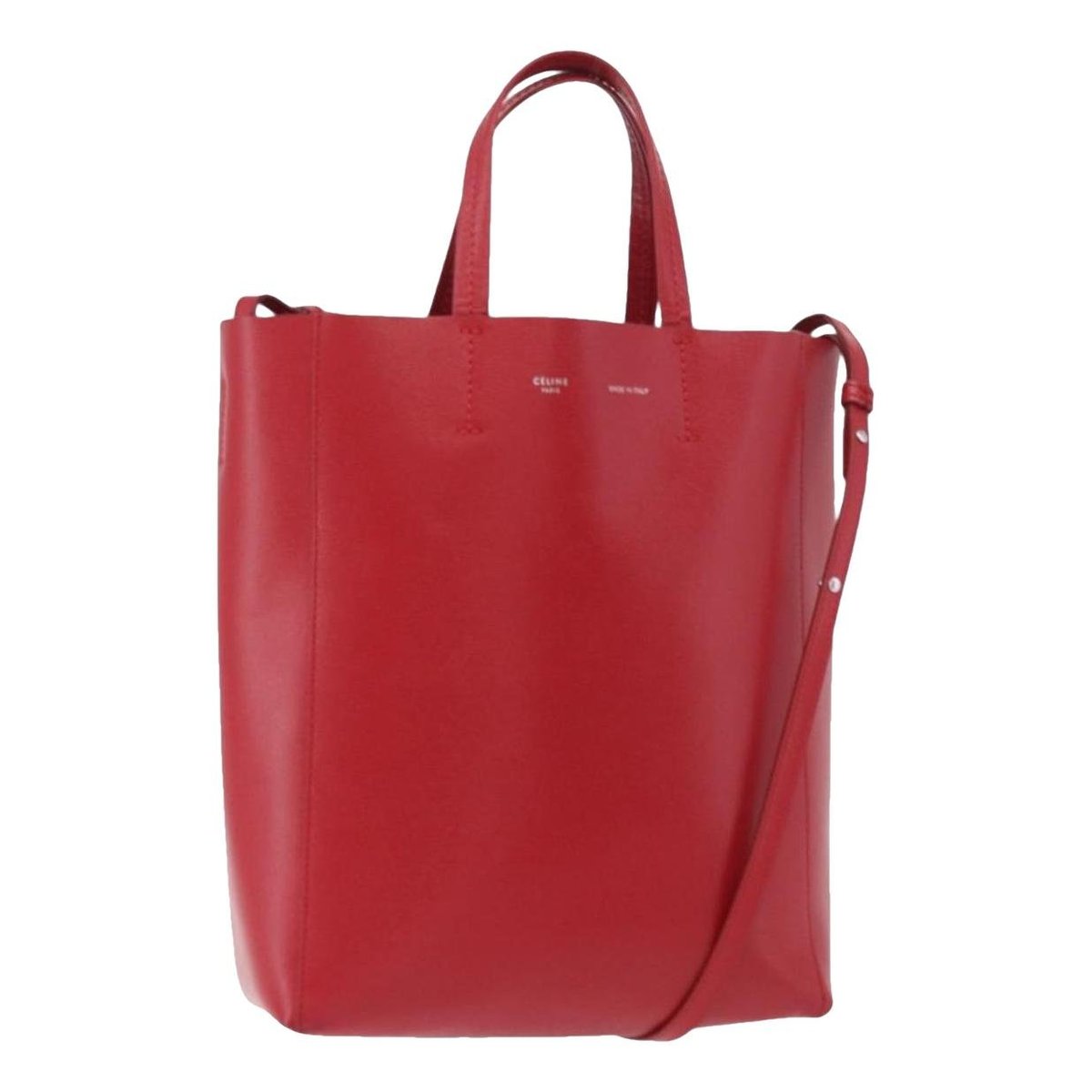 Cabas leather tote