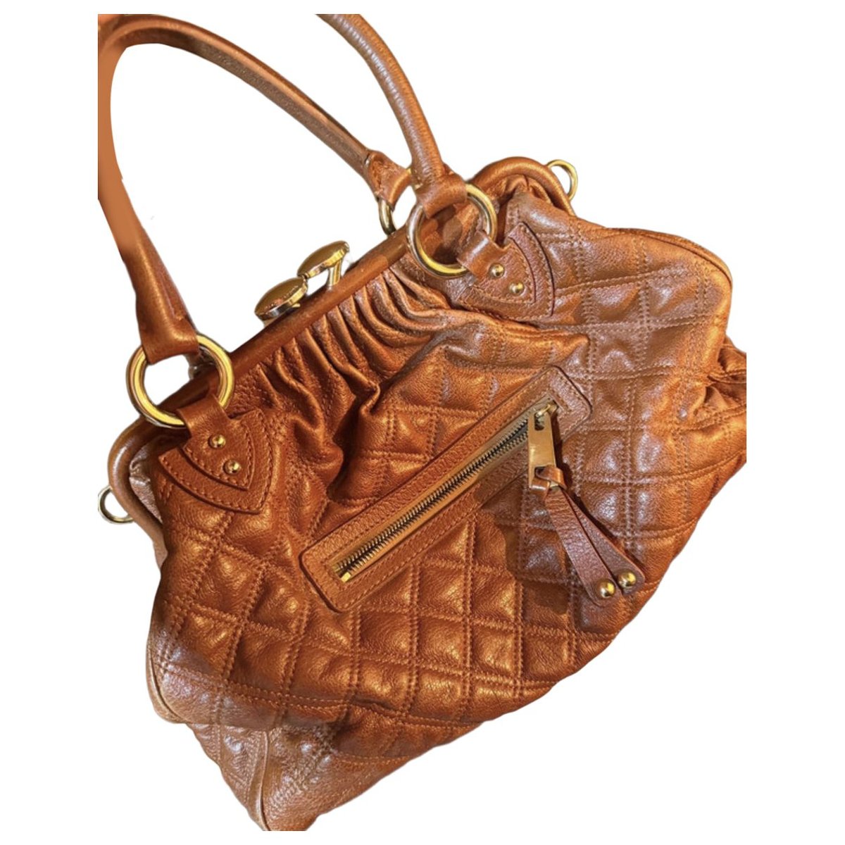 Stam leather handbag