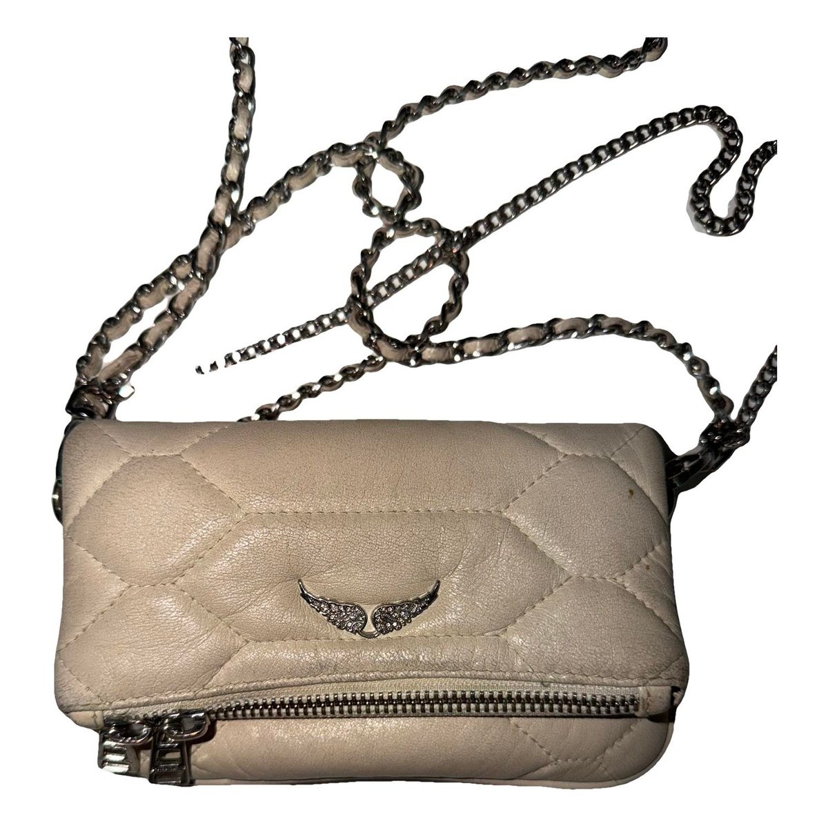 Rock leather crossbody bag