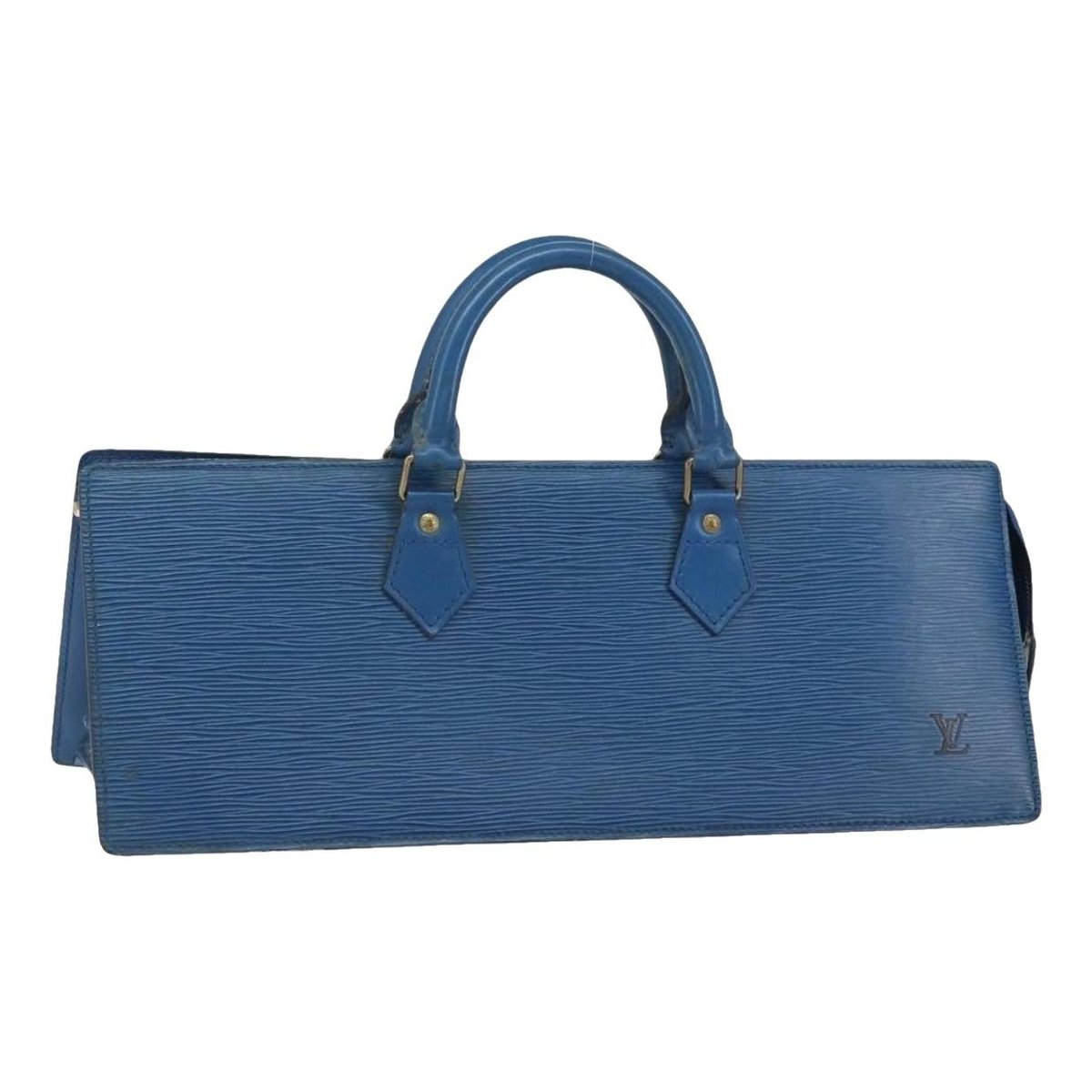 Triangle leather handbag