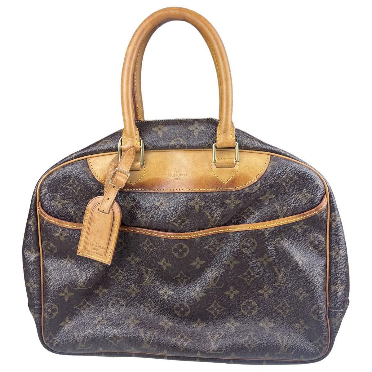 Deauville leather handbag