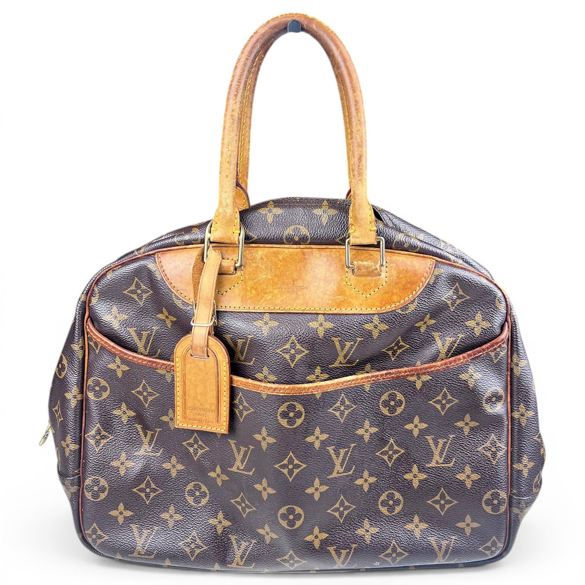 Deauville leather handbag