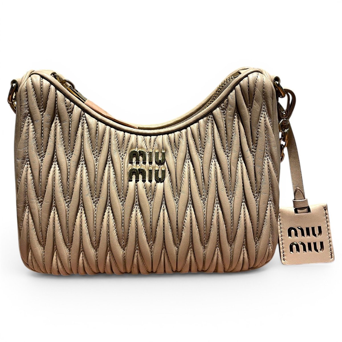 Miu Wander leather handbag