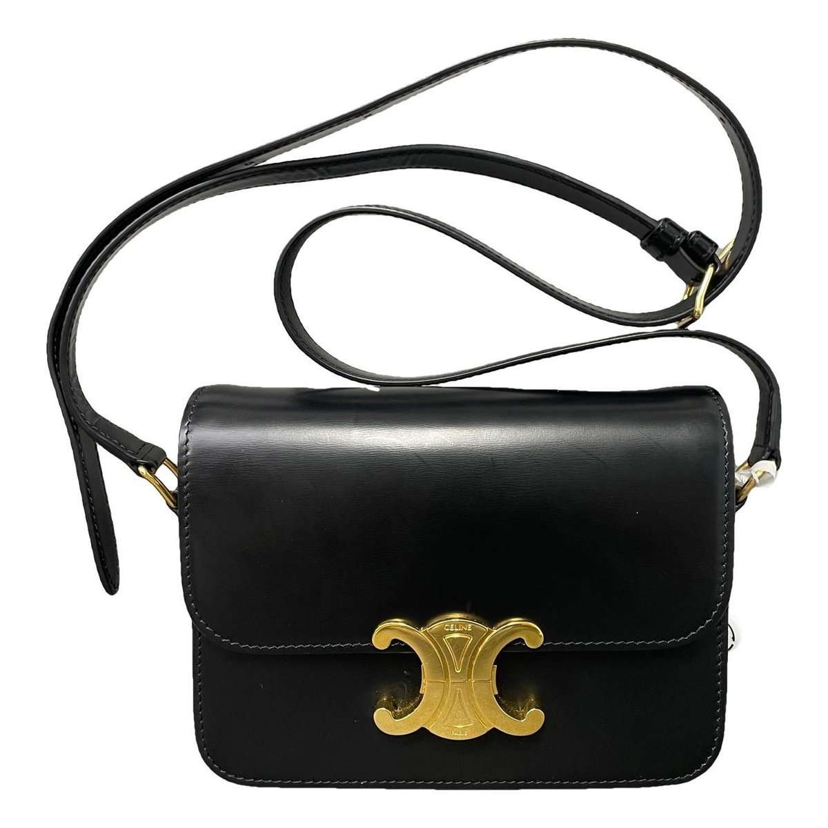 Triomphe leather handbag