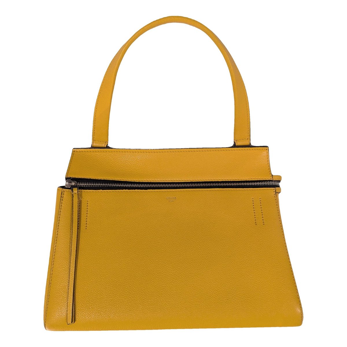 Edge leather handbag