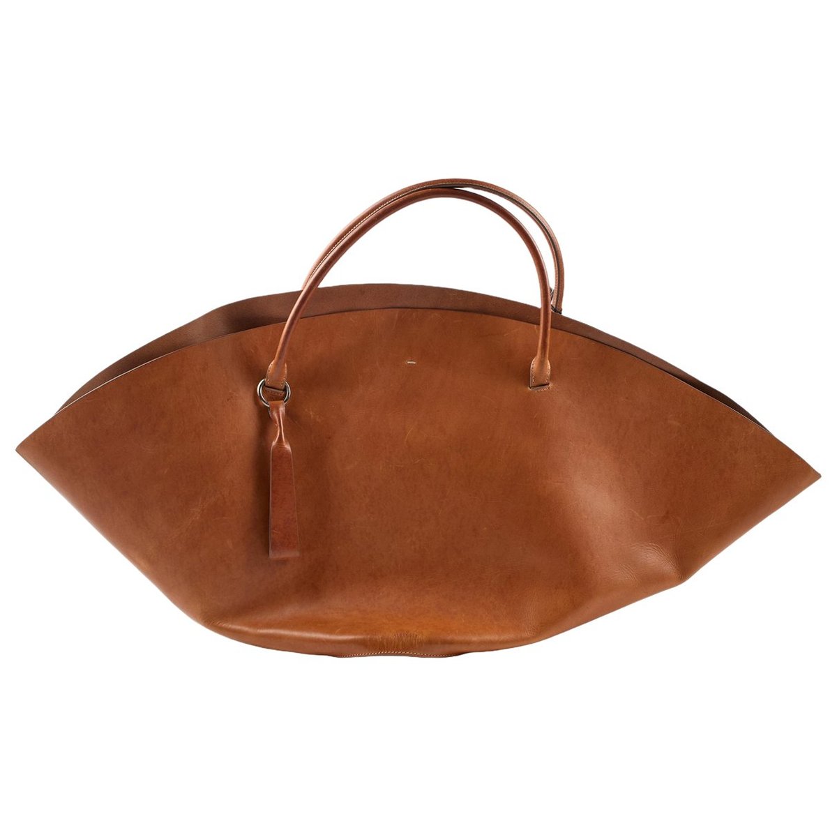 Shopper leather tote