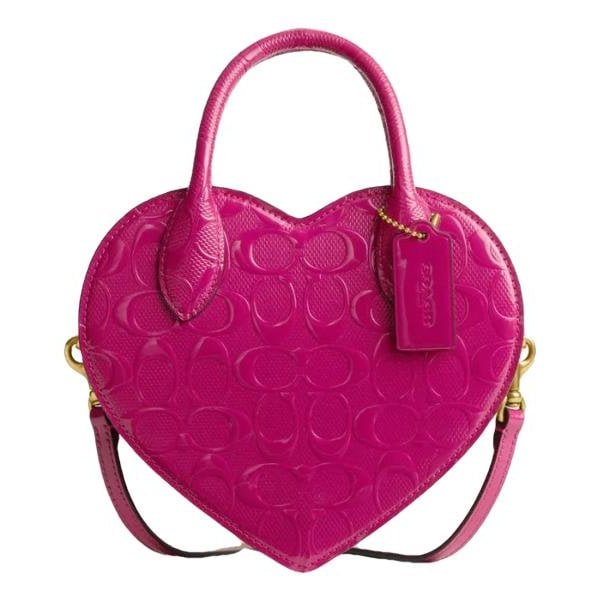 Patent leather handbag