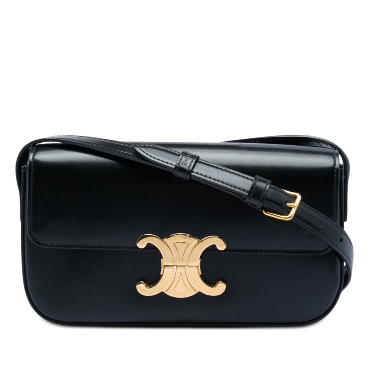 Triomphe leather handbag
