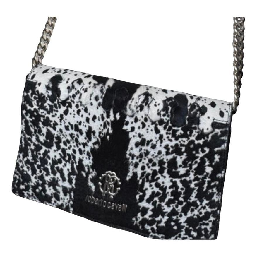 Leather clutch bag