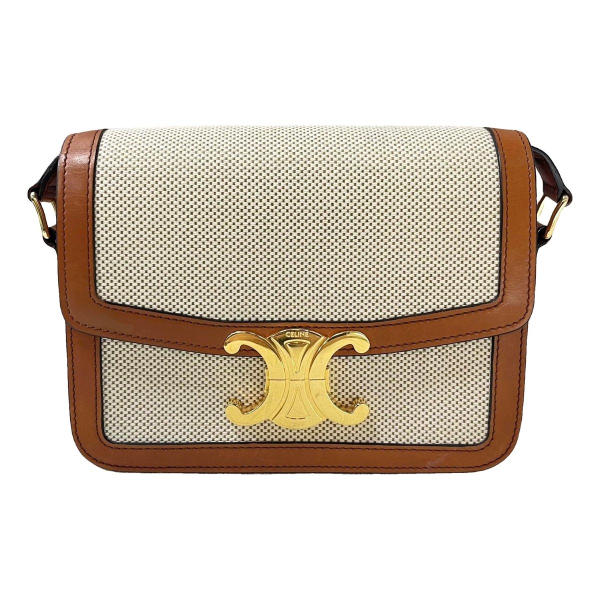Triomphe cloth handbag