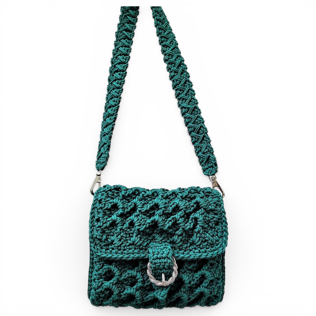 Crochet crossbody bag