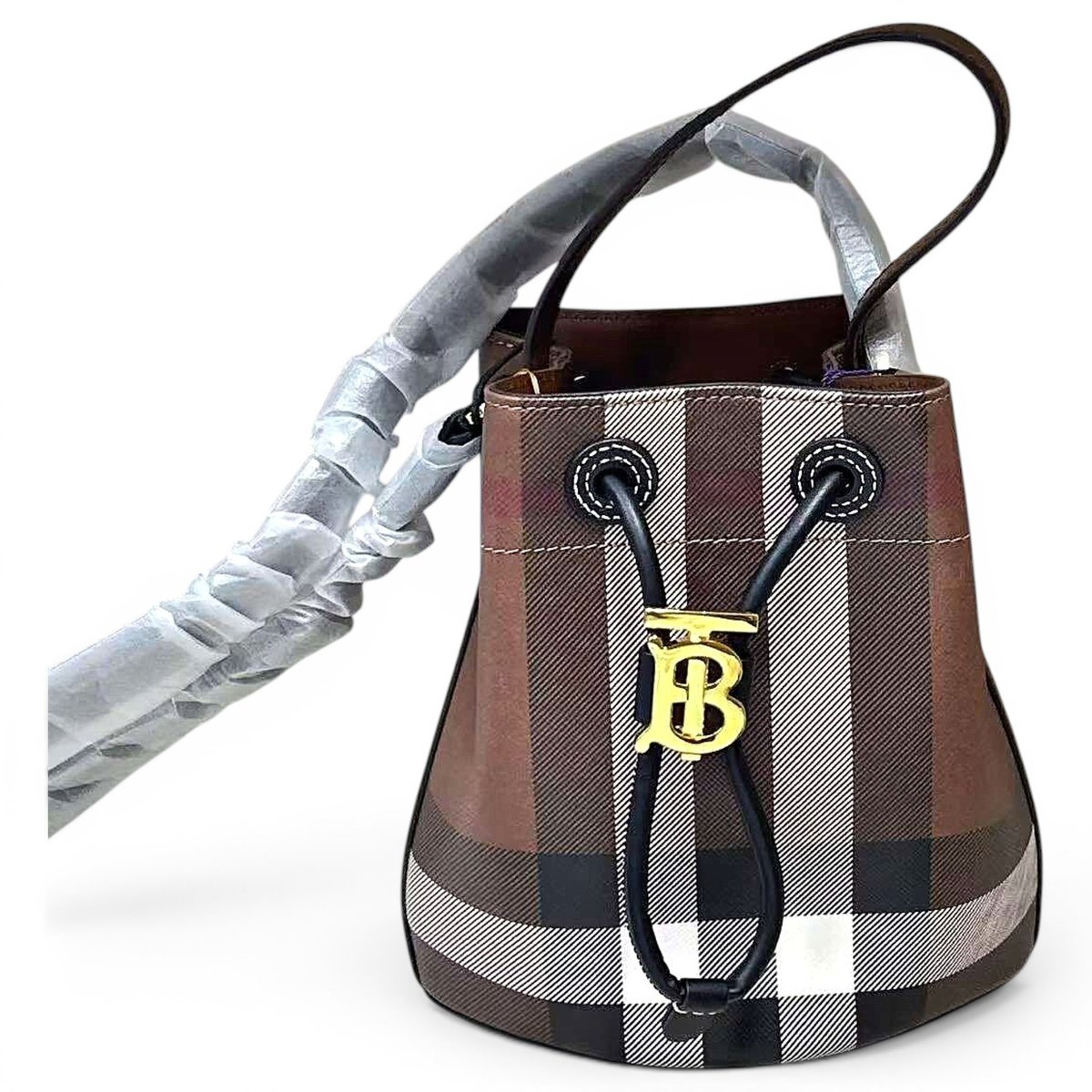 TB Bag Bucket Mini leather handbag