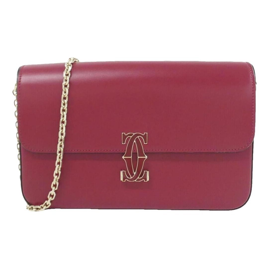 C leather handbag