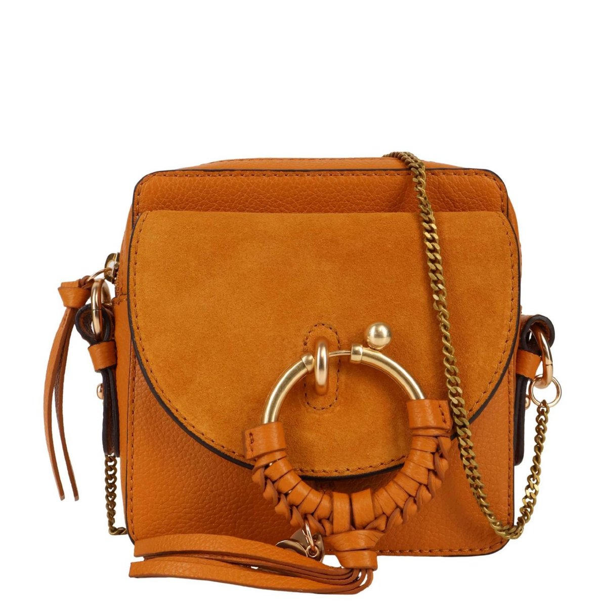 Leather crossbody bag