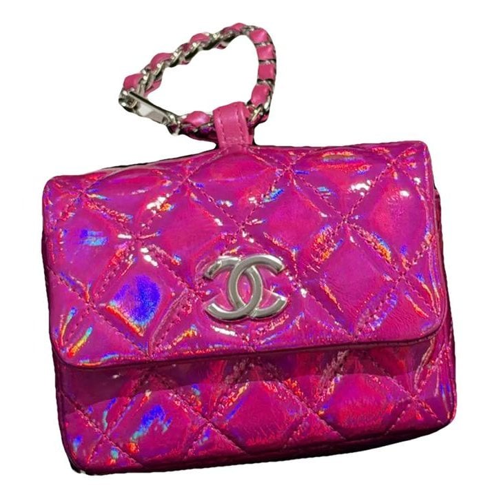 Trendy CC leather handbag