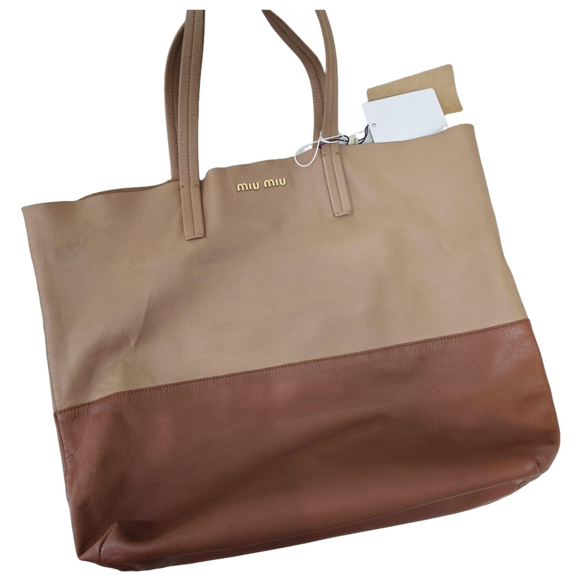 Vitello leather handbag