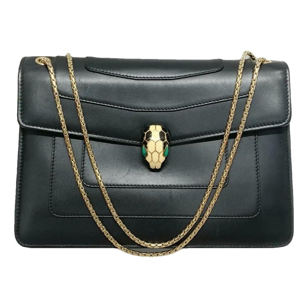 Serpenti leather handbag