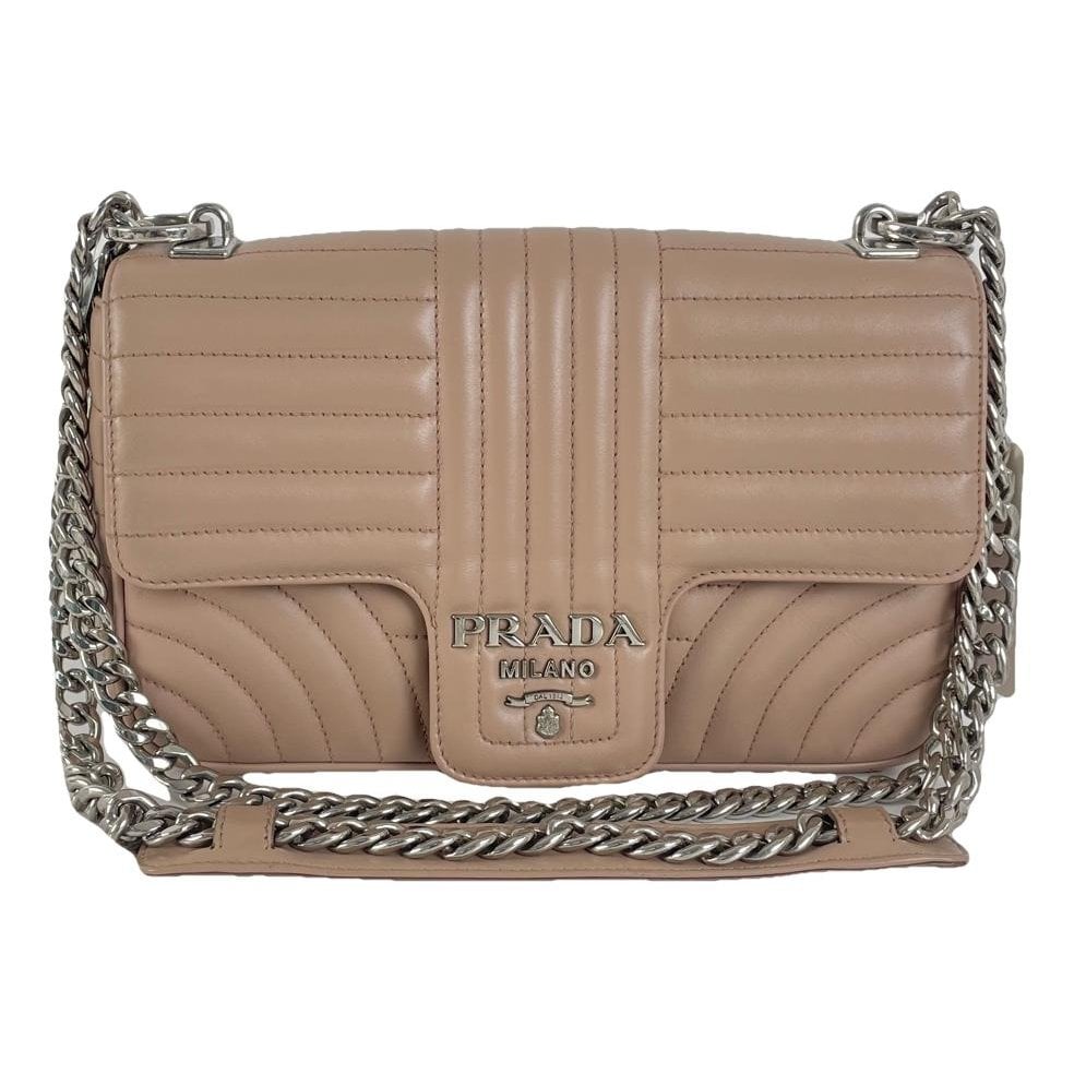 Diagramme leather handbag