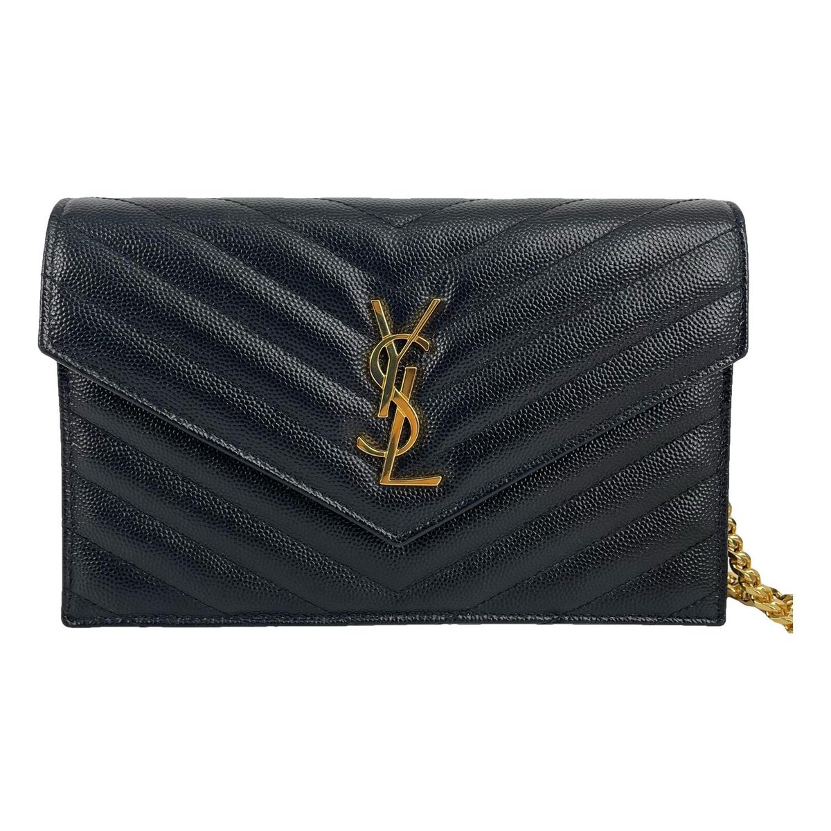Envelope leather handbag
