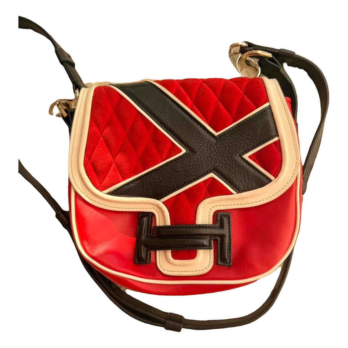 D Bag leather handbag