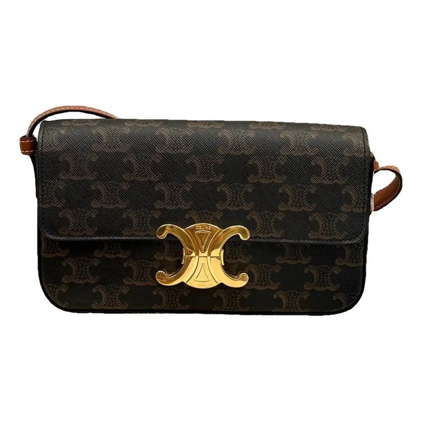 Triomphe Long leather handbag