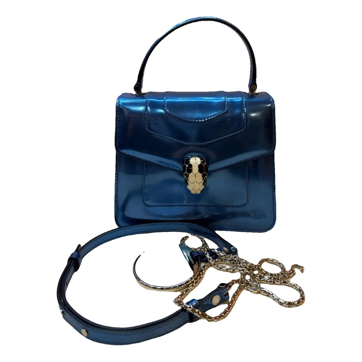 Serpenti leather crossbody bag