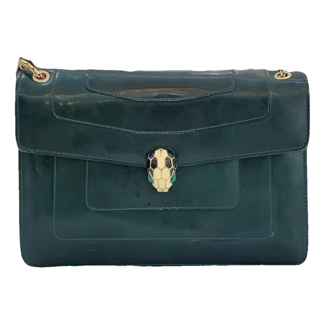 Serpenti leather handbag