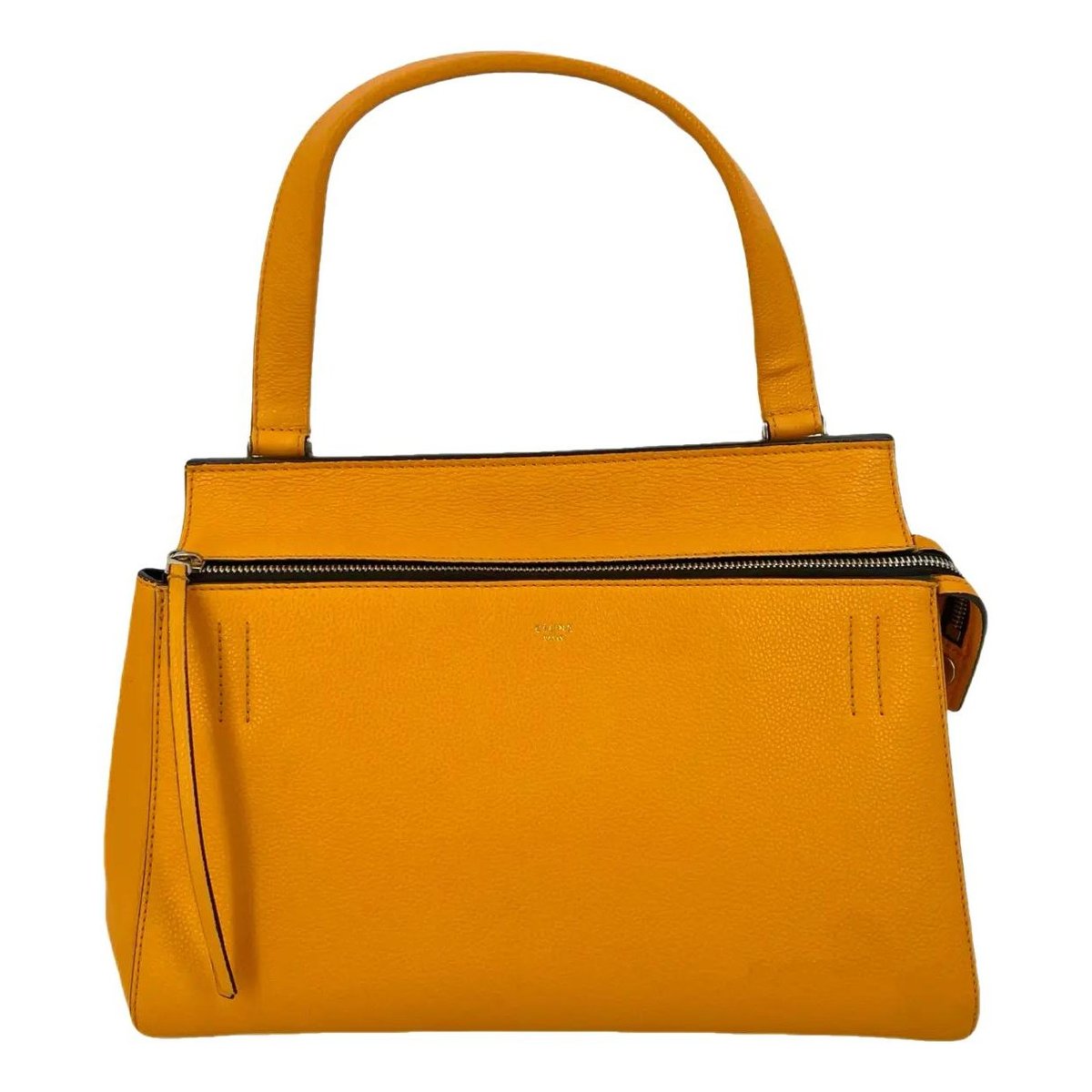Edge leather handbag