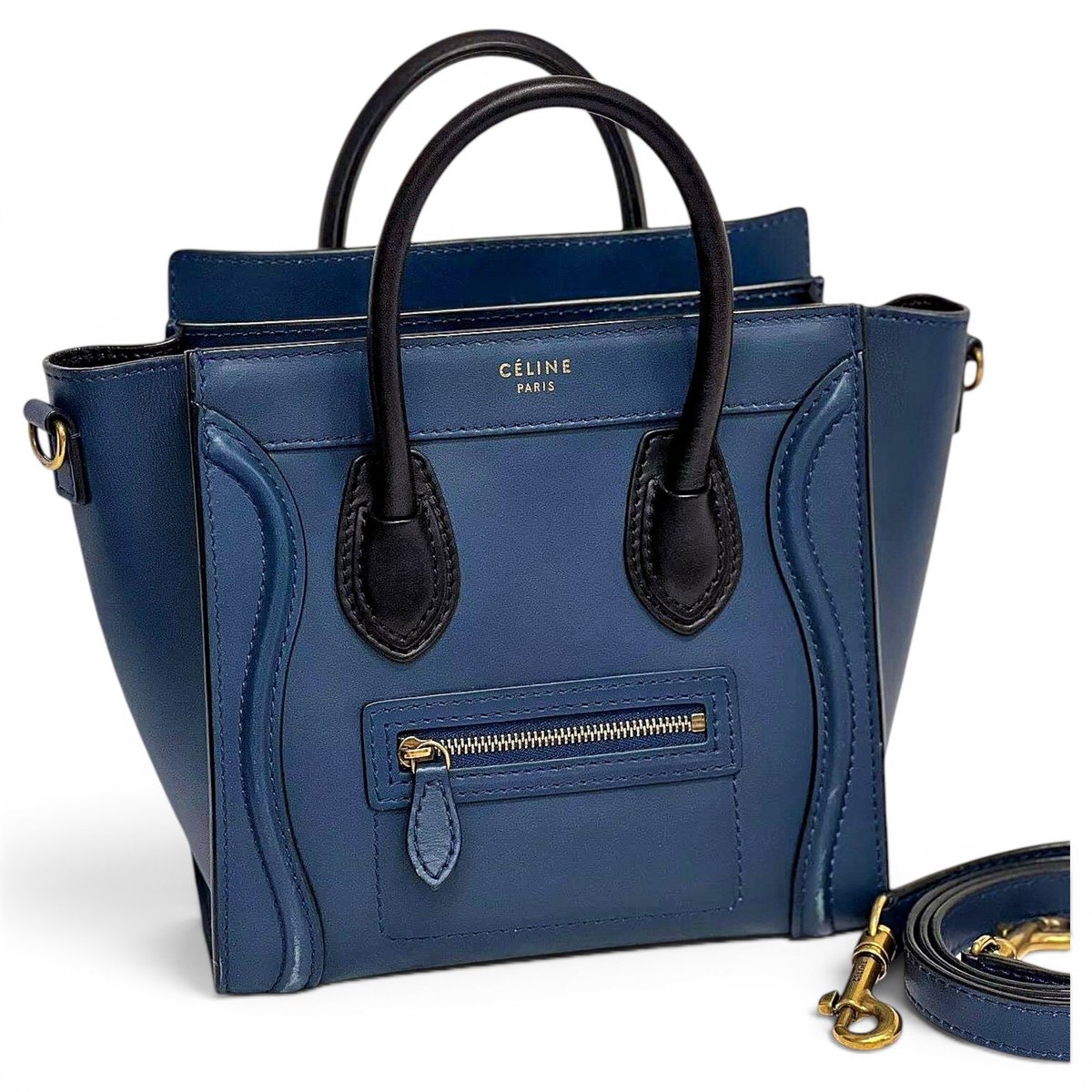 Nano Luggage leather handbag