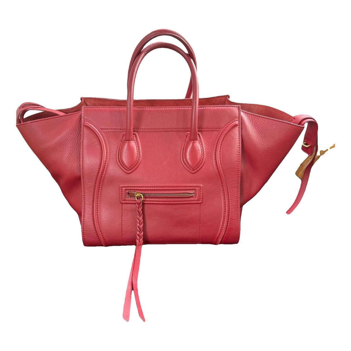 Luggage leather handbag
