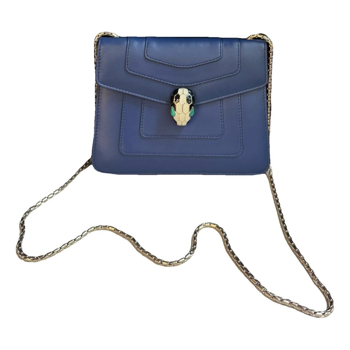 Serpenti leather handbag