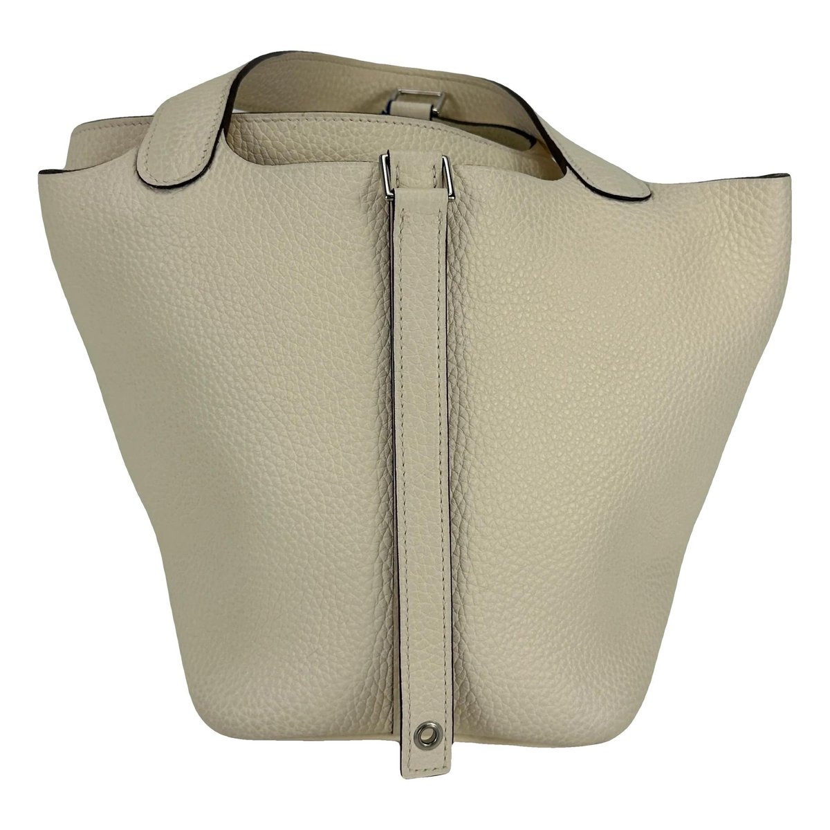 Picotin leather tote