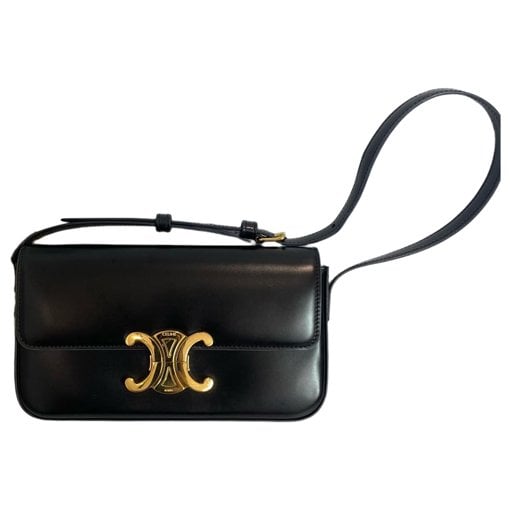 Triomphe Long leather handbag
