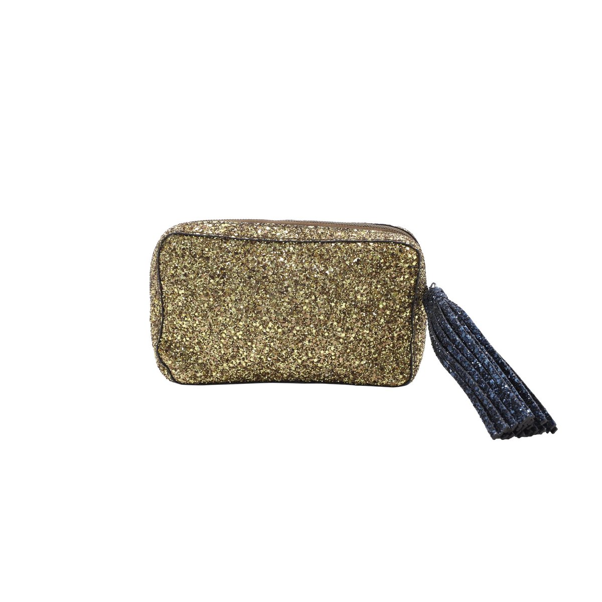 Glitter clutch bag