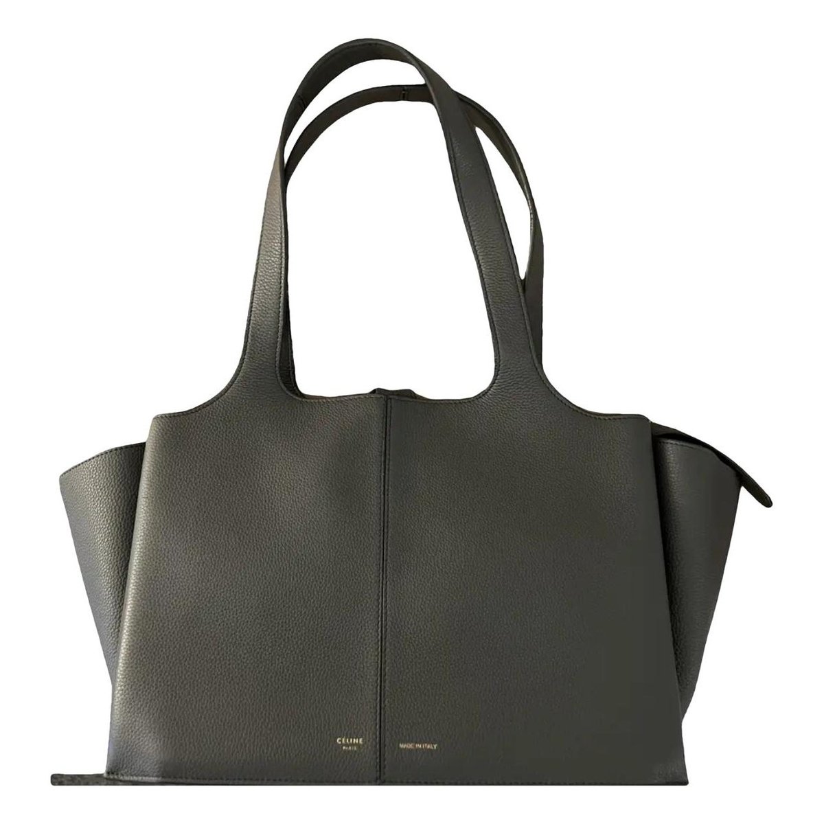 Tri-Fold leather handbag