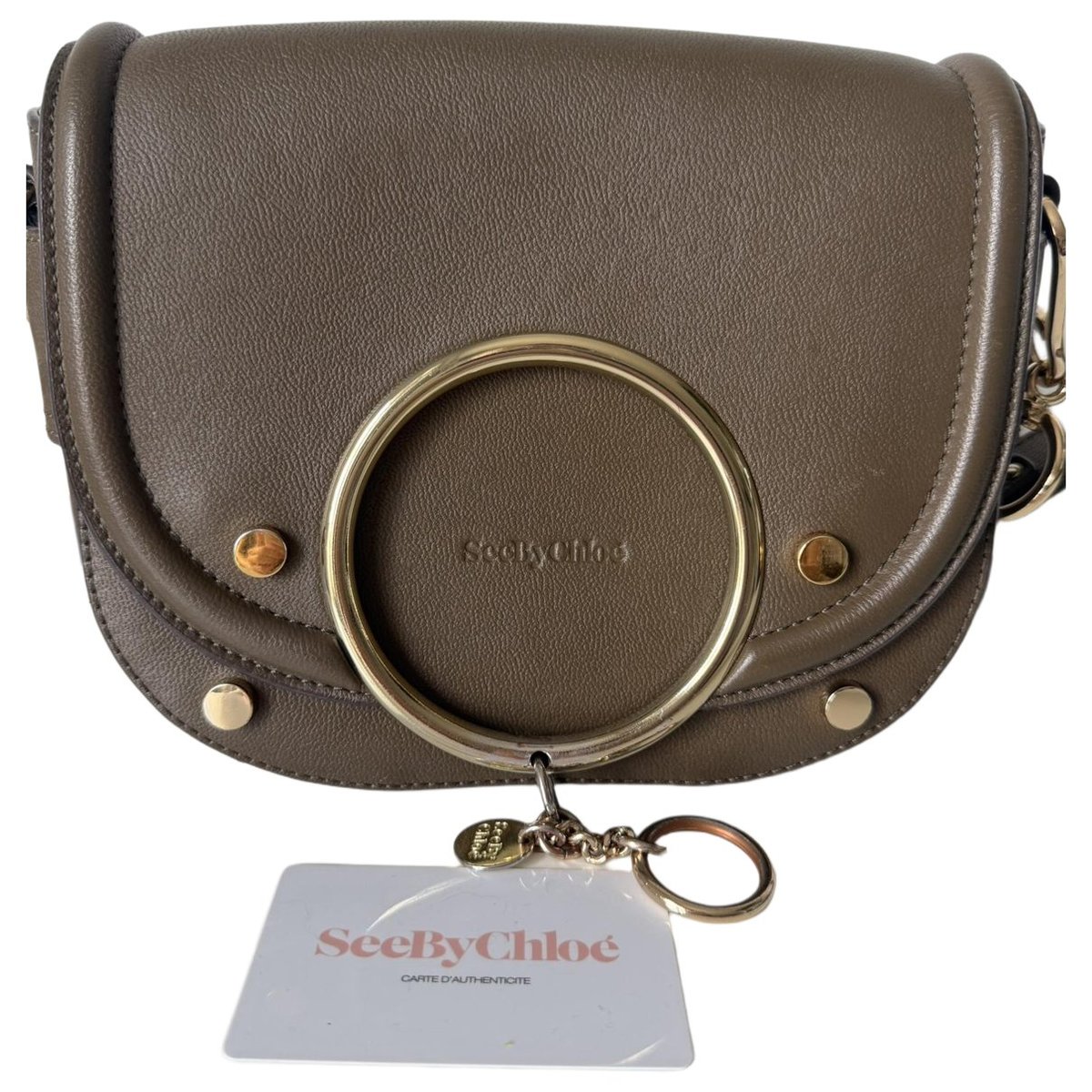 Leather handbag