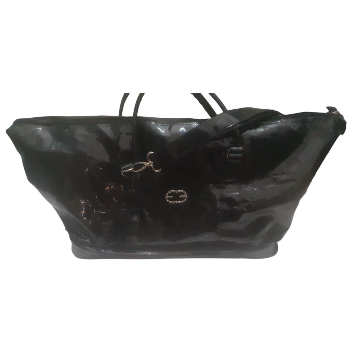 Marcello patent leather clutch bag