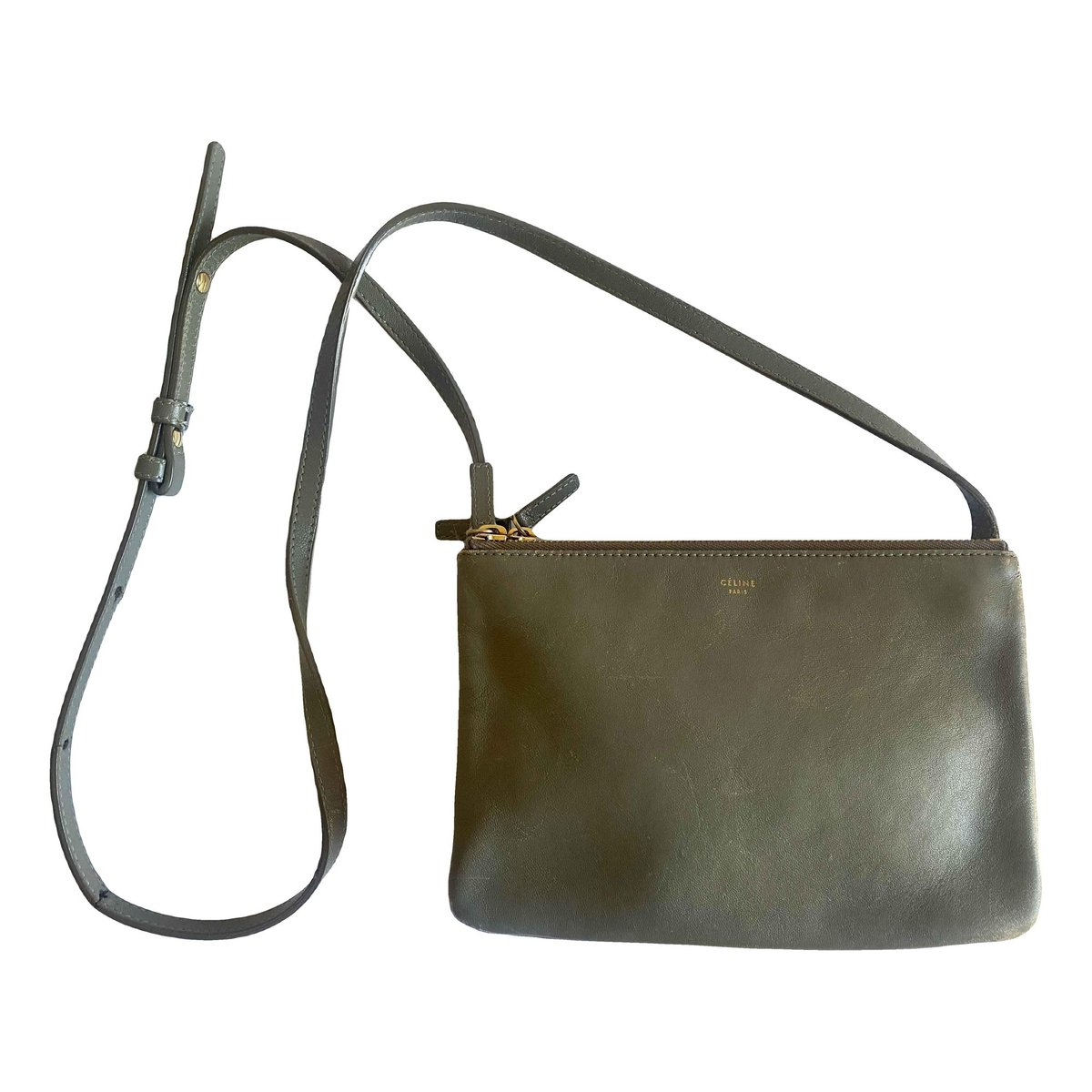 Trio leather crossbody bag