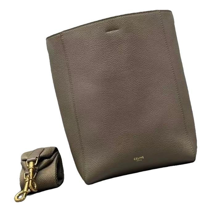 Seau Sangle leather handbag