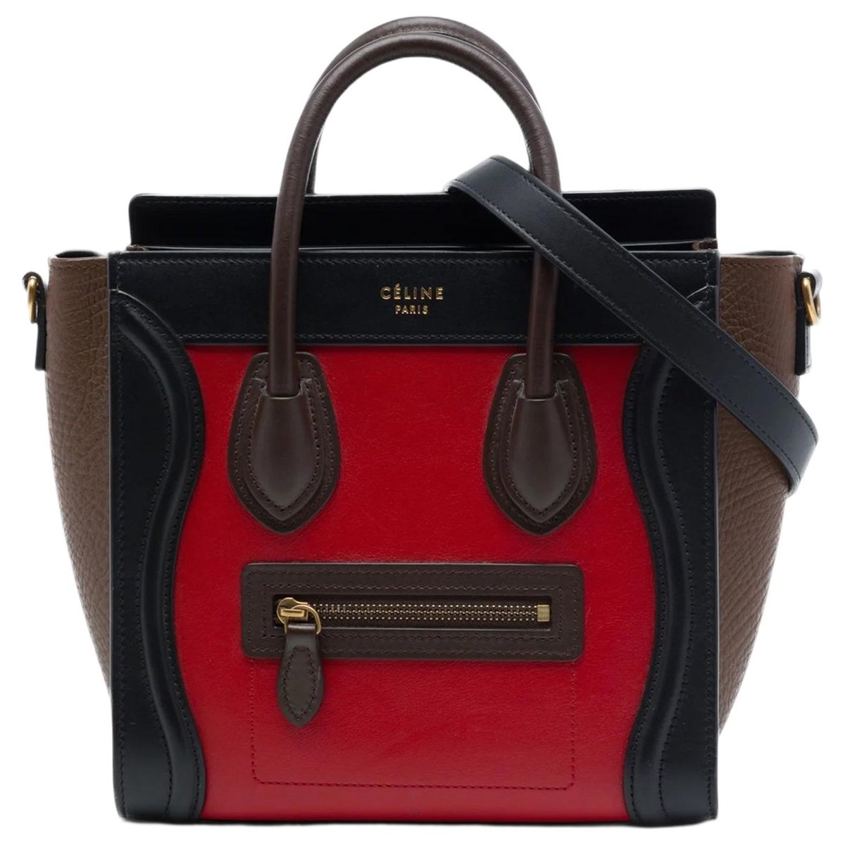 Luggage leather tote