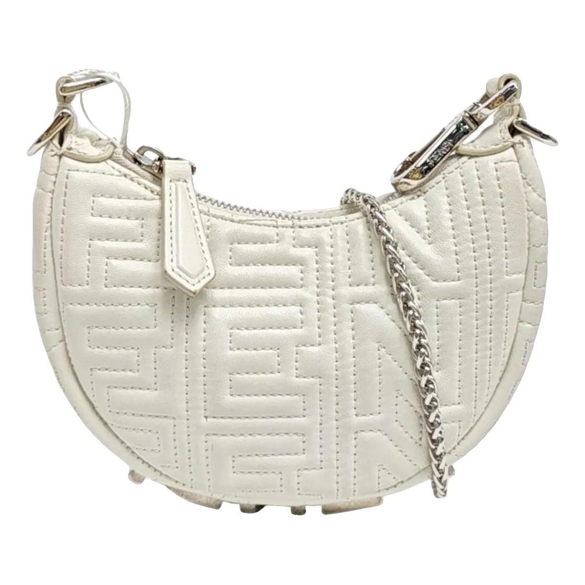 Fendigraphy leather handbag