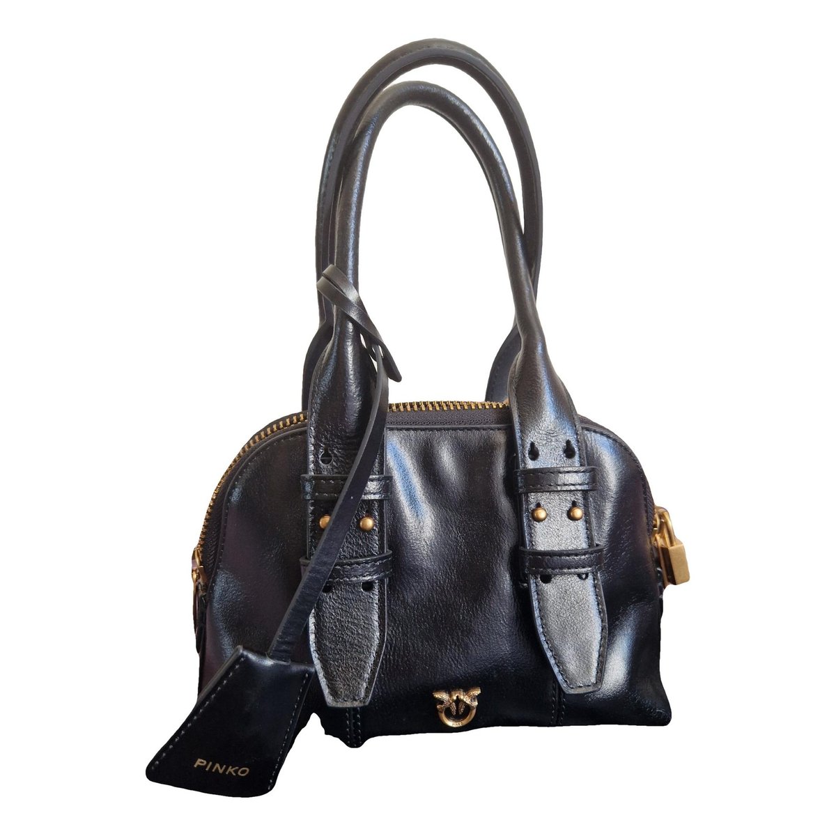 Love Bag patent leather crossbody bag