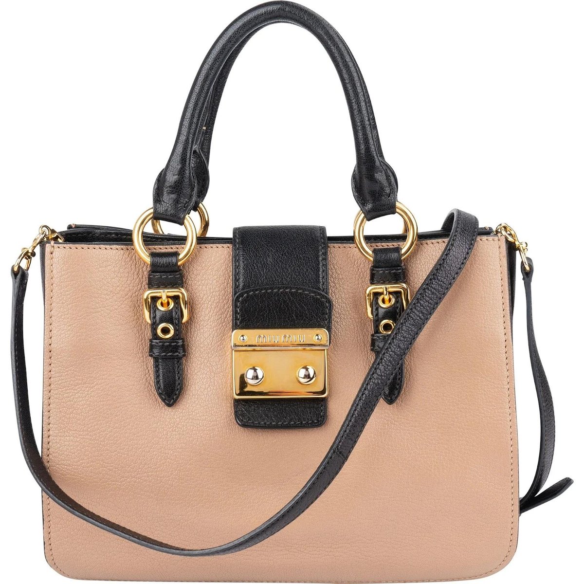 Madras leather handbag