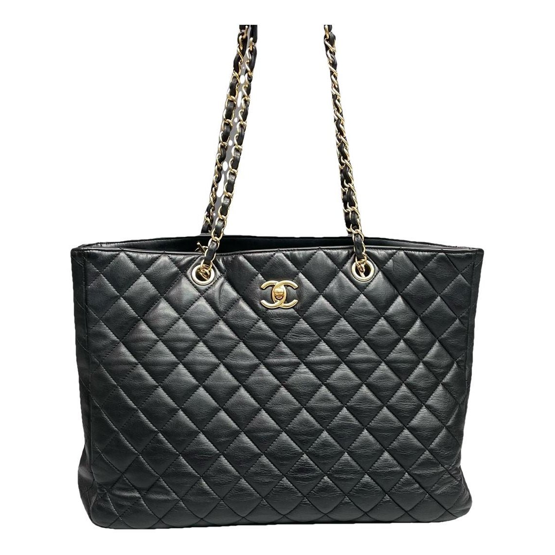 Executive leather tote