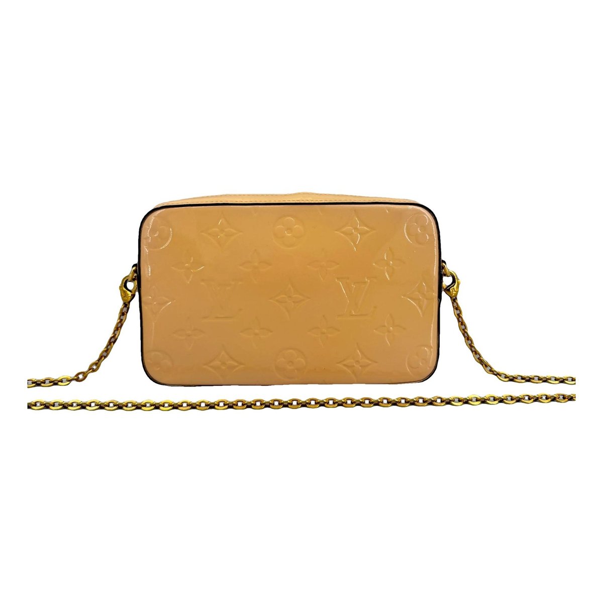 Easy Pouch On Strap patent leather crossbody bag
