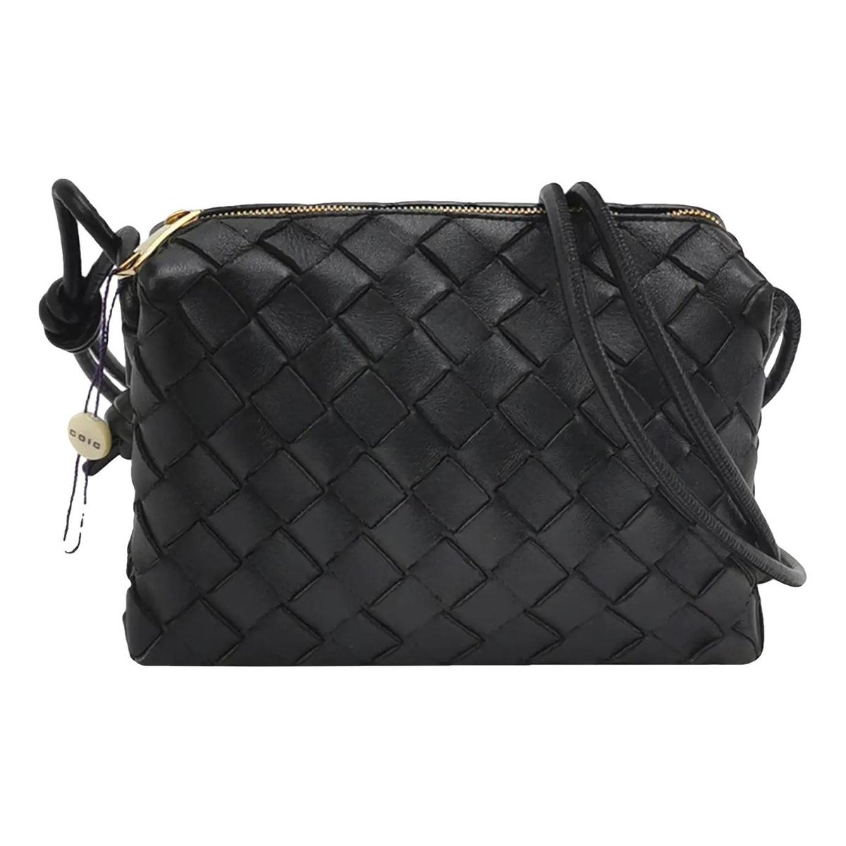 Loop leather crossbody bag