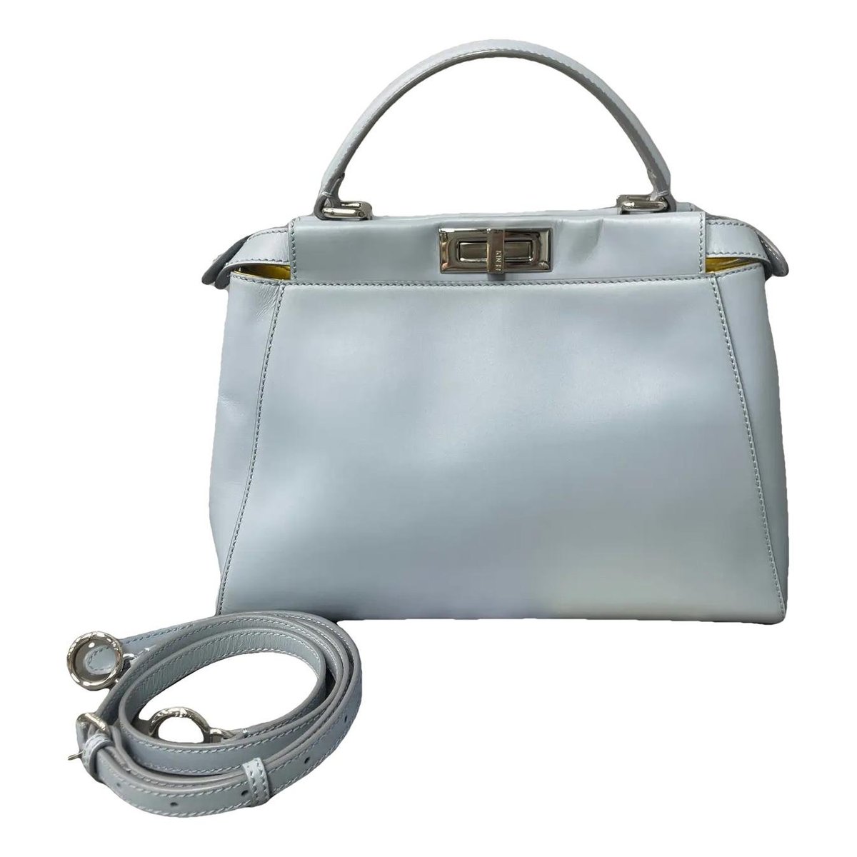 Peekaboo leather handbag