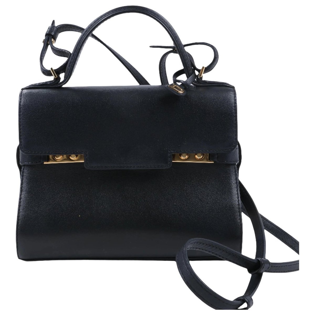 Tempête leather crossbody bag