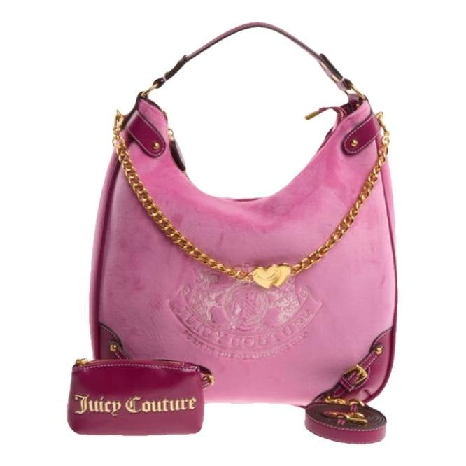 Velvet handbag